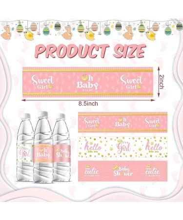 80-Piece Baby Shower Water Bottle Labels - Waterproof Stickers for Party Decoration - Buy Online on GoSupps.com