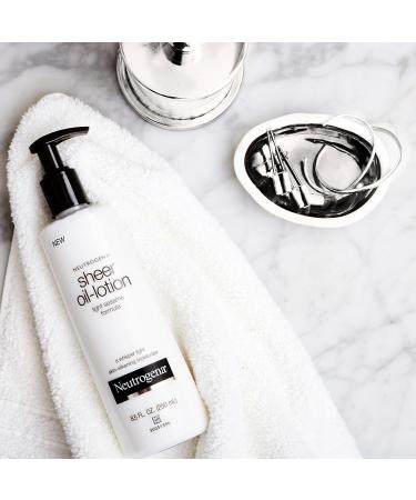 Neutrogena Sheer Body Oil-Lotion 8.5 fl. oz | Lightweight Sesame Oil Formula - Buy Online on GoSupps.com