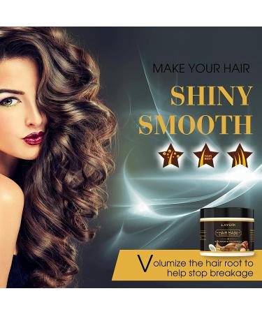Argan & Coconut Oil Hair Mask with Collagen - Professional Hydrating Treatment for Dry & Damaged Hair - 8.5 oz - Buy Online on GoSupps.com