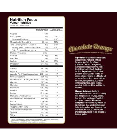 CONFIDENT SPORTS CHOCOLATE LOVERS WHEY 100% Pure Whey Protein 20g of delicious protein per serving CHOCOLATE ORANGE - 2 Pound 30 Servings - Buy Online on GoSupps.com