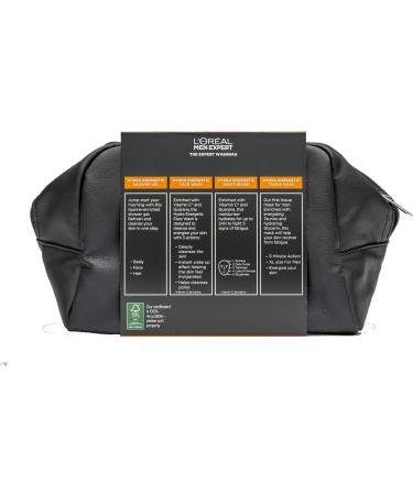 L'Oreal Men Expert The Expert Hydra Energetic Washbag Gift Set For Him: Moistuiser Face Wash Shower Gel 5011408094091 4-Piece Gift Set - Buy Online on GoSupps.com