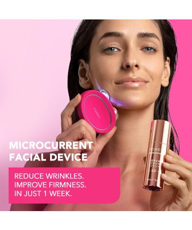 FOREO Bear 2 Advanced Lifting & Toning Microcurrent Facial Device Anti Aging Face Sculpting Tool Instant Face Lift Firm & Contour Non-Invasive Skin Care Tools Fuchsia - Buy Online on GoSupps.com