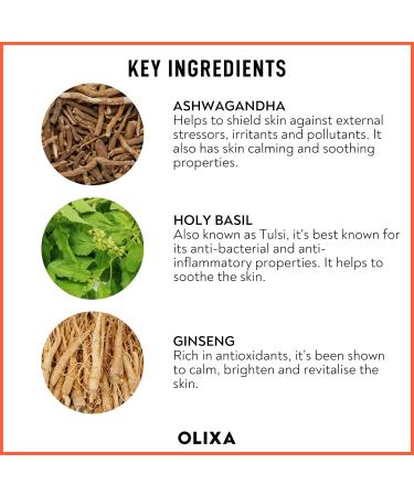 Olixa Beauty - Mushroom Facial Mist - Skin Protecting - With Reishi Mushroom Shiitake Mushroom Holy Basil Ashwaghandha Ginseng - Adaptogen - Face Mist Spray - 50ml - Buy Online on GoSupps.com