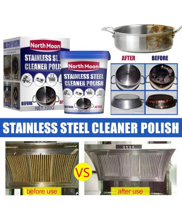 Stainless Steel Cookware Cleaning Household Kitchen Cleaner for Sinks Pans Pots 0.2Lbs Cookware Detergent Stainless Steel Cleaner for Sinks Kitchen for Pots and Pans 100g Bag - Buy Online on GoSupps.com