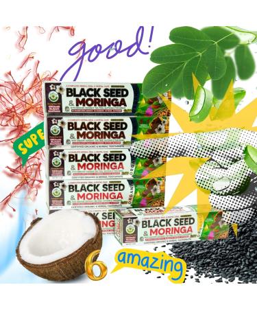 Pack of 6- Clove Cinnamon Tea Tree Saffron Peppermint- Herbal Toothpaste and Triplemint Fluoride Free - Buy Online on GoSupps.com