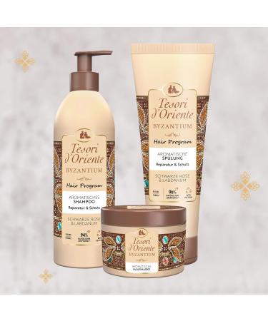  Tesori d'Oriente Tesori d'Oriente Byzantium Shampoo 250 ml Aromatic Shampoo with Black Rose and Labdanum Repair and Protection for Damaged Hair Wellness Ritual for Body and Senses - Buy Online on GoSupps.com
