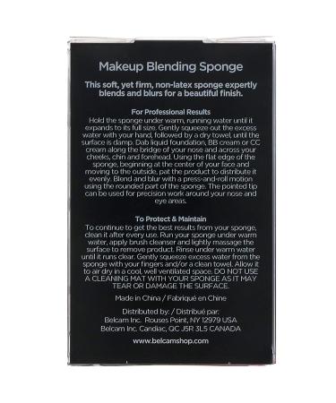 Denco Makeup Blending Sponge - Flawless Finish & Blending Tool (1 Sponge) - Buy Online on GoSupps.com