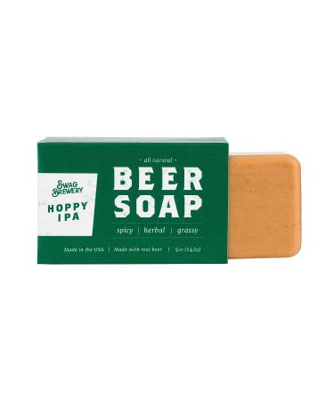 Hoppy IPA BEER SOAP | Cool Guys Gift for Beer Drinkers  Men  Grooming  Father's and Valentine's Day | All Natural + Made in USA | Man Cave Approved Hoppy IPA (Beer) - Buy Online on GoSupps.com