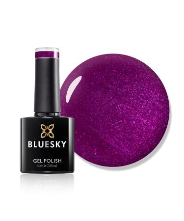 Bluesky Gel Nail Polish Tango Passion 80580 Dark Purple Long Lasting Chip Resistant 10 ml (Requires Drying Under UV LED Lamp)