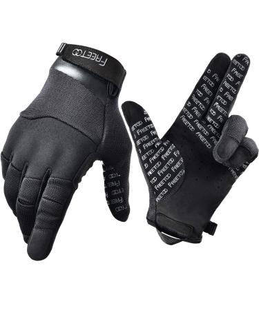 FREETOO Touch Screen Gloves Men Dexterou Anti Grip Anti Vibration Gloves Small