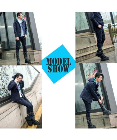 XL Waterproof Motorcycle Bike Shoe Covers - Reusable Cycling Gear for Snow & Rain Protection - Buy Online on GoSupps.com