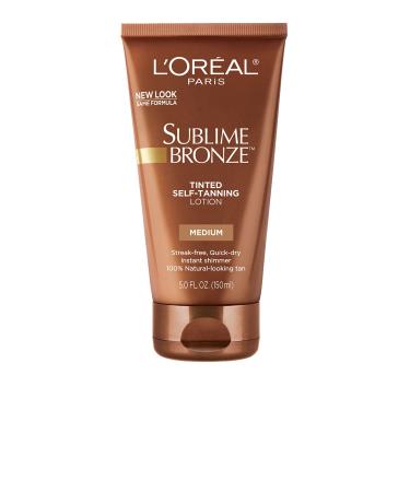L'Oreal Paris Sublime Bronze Tinted Self-Tanning Lotion Medium Natural Tan 5 fl. oz.