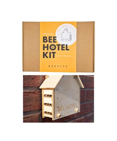 DIY Solitary Bee Hotel Kit Make your own home for wild bees. Bee-friendly gift for nature lover. 190 x 215 x 70mm