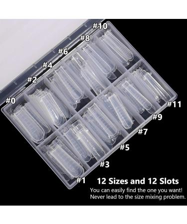 NMKL38 120Pcs Dual Forms Full Cover Nail Tips Upper Arched Extension Mold - Mold A - Buy Online on GoSupps.com