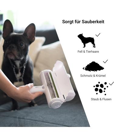Finopet XL Lint Roller - Self-Cleaning Reusable Pet Hair Remover for Cats & Dogs | Effective Animal Hair Lint & Dirt Removal - Buy Online on GoSupps.com