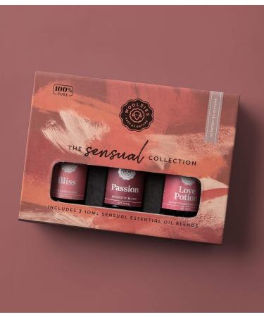 Woolzies Sensual Essential Oil Set | X3 Therapeutic Aromatherapy Oils - Love Potion Passion Bliss | Floral Perfume for Relaxation - Buy Online on GoSupps.com