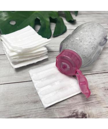Swisspers Cotton Squares - 100% Pure Cotton Pads for Makeup & Nail Polish Removal Gentle Facial Cleansing - 160 Count - Buy Online on GoSupps.com
