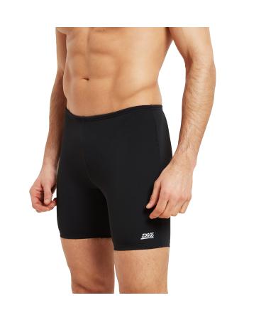 Zoggs Men's Cottesloe Mid Jammer Swim Shorts 32 Black