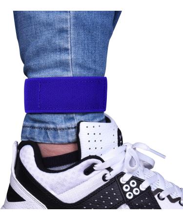 Shop WisdomPro Elastic Belt Bands - 1 Pair Velcro Fasteners for Trousers & Sleeves | Blue Ideal for Fishing Cycling & Wading - Buy Online on GoSupps.com