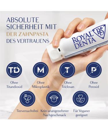 Royal Denta Silver Natural Teeth Whitening Toothpaste with Aloe Vera & Silver Nanoparticles | Fluoride | Pack of 2 (2 x 130g) - Ship Internationally - Buy Online on GoSupps.com