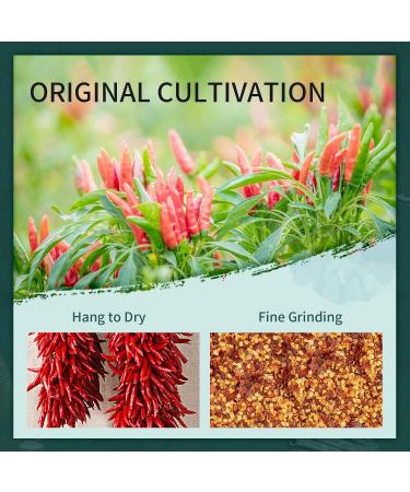 Soeos 7oz Sichuan Chili Flakes - Non-GMO, All Natural, Medium Hot Crushed Red Pepper Flakes | Premium Dried Szechuan Red Chili Pepper Bulk - Buy Online on GoSupps.com