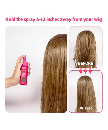 Red by Kiss Wig Spray Extra Shine & Detangling Control for Remy Human Synthetic Hair UV & Heat Protection PH Balance & Long-Lasting Fragrance (2oz Detangling) Detangling 2 Fl Oz (Pack of 1) - Buy Online on GoSupps.com