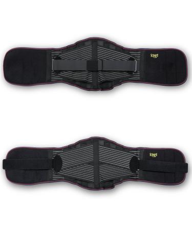 Soles Lumbosacral Corset - Adjustable Neoprene Bandage for Back Pain Relief & Core Support - Unisex Black L - Buy Online on GoSupps.com