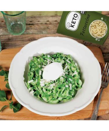 Keto Chef Konjac Fettuccine Pasta - Zero Sugar & Fat-Free Shirataki Noodles for Low-Calorie Healthy Diet | 270g Ready to Eat Pack - 1 Count - Buy Online on GoSupps.com