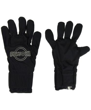 Fukuoku 910R-LG/910L-LG Right and Left Handed Five Finger Vibrating Massage Glove Kit, Black, Large