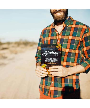 Country Archer Beef Jerky - Mango Habanero 2.5 Oz | Sweet & Spicy Snack - Buy Online on GoSupps.com