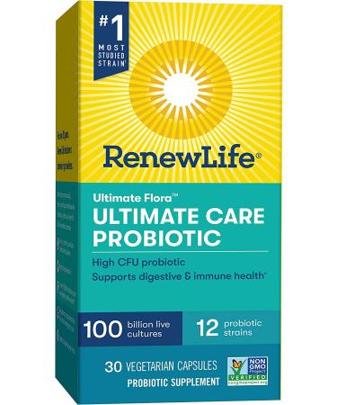 Renew Life Ultimate Flora Probiotic 100 Billion - 30 Vegetarian Capsules - Buy Online on GoSupps.com