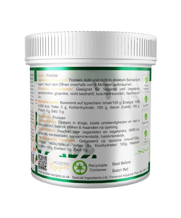 Special Ingredients Fructose (Fruit Sugar) 250g - Premium Quality Vegan & GMO-Free for Healthier Baking & Cooking - Buy Online on GoSupps.com