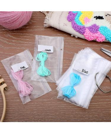 Floss Organizer Bags with 2 Inch Binder Ring Clips - Embroidery Floss Storage Book Rings for Thread Flash Cards (200 Pcs) - Buy Online on GoSupps.com
