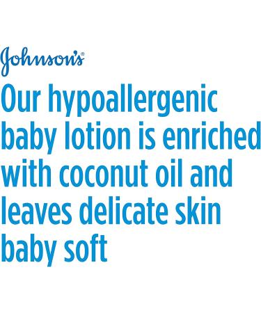 Johnson's Baby Moisturizing Pink Lotion with Coconut Oil 16.9 Fl Oz (Pack of 3) - Hypoallergenic Baby Lotion - Buy Online on GoSupps.com