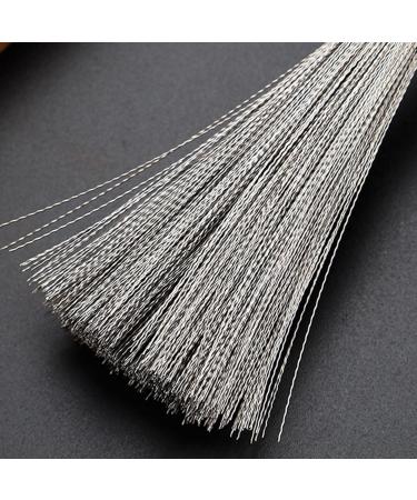 Metal Scrubber 304 Stainless Steel Pot Brush for Easy Initialization Steel Wire Cleaning Brush for Pots Steel Wool Scrubber Pads for Dishes Pots Pans and Ovens - Buy Online on GoSupps.com