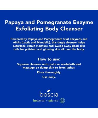 boscia Skin Nutrition Body Cleanser 8.4 Oz - AHA/BHA Exfoliating Body Wash - Buy Online on GoSupps.com