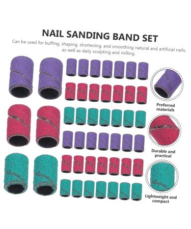 Beavorty 9 boxes grinding head drill gel polish remover nail drill nail beauty accessories drill sanding bands Abrasive belt nail tape sandpaper roll toe nail polisher set supplies - Buy Online on GoSupps.com