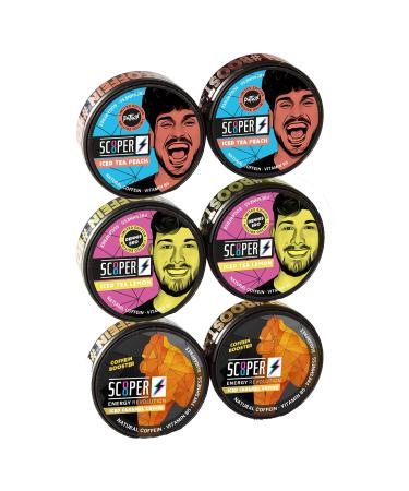 Vendigo SCOOPER Energy | Energy Revolution | Mix your own SCOOPER box | + BMB scented tree (2 x caramel 2 x lemon 2 x peach + 1 free)