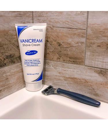 Vanicream Shave Cream 6 Ounce - Fragrance and Gluten Free, Gentle on Sensitive Skin - Buy Online on GoSupps.com