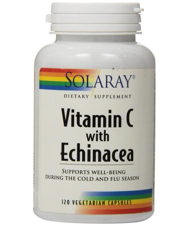 Solaray Vitamin C Echinacea 500 mg  120 VegCaps
