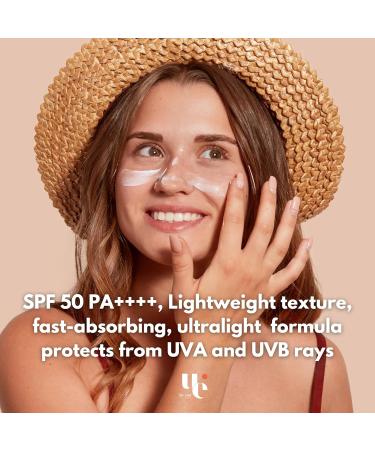 UV Clear SPF 50 Sunscreen - Zinc Oxide Broad Spectrum Protection Non-Greasy Water Resistant TSA Friendly - 1.7 oz - Buy Online on GoSupps.com