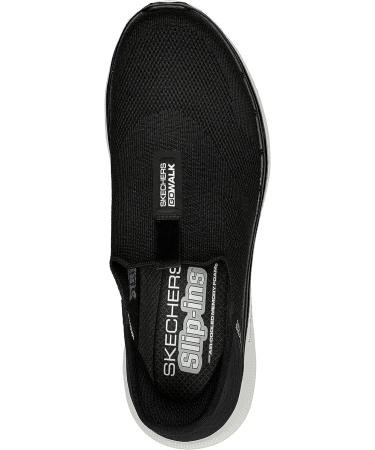 Skechers Men's Gowalk 6 Slip-ons | Athletic Walking Shoes with Memory Foam - Size 10 Black/White - Buy Online on GoSupps.com