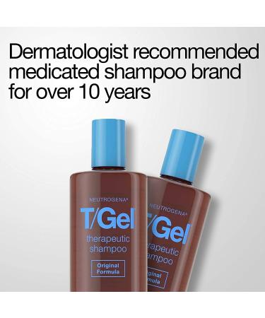 Neutrogena T/Gel Therapeutic Shampoo Original Formula - 2 Pack, 8.5 fl oz - Anti-Dandruff Treatment for Psoriasis & Seborrheic Dermatitis - Buy Online on GoSupps.com