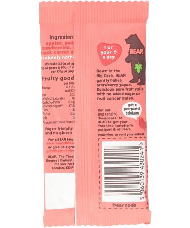  BEAR Bear Strawberry Yoyo Set of 5 packs of 100 g - Buy Online on GoSupps.com