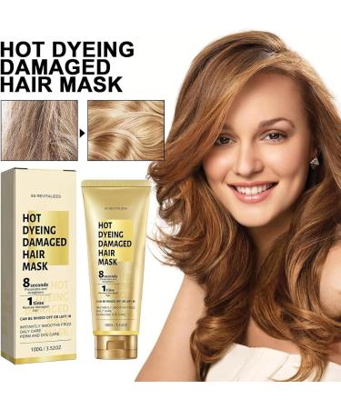 NQNFWCRJ 8 Seconds Rejuvenating Hair Mask Keratin Treatment Cream Miracle Dry Hair Mask Suitable for Permed Dyed and Damaged Hair Daily Care - Buy Online on GoSupps.com