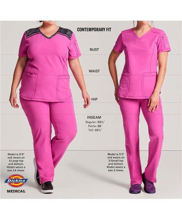 Dickies Xtreme Stretch Women Scrubs Lab Coats 28 Snap Front 82400 Medium White - Buy Online on GoSupps.com