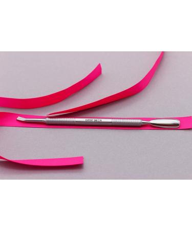 Staleks Pro Expert 30 Type 4.3 Cuticle Pusher with rounded and bent blade side - Left-Handed User Friendly - Model PE-30/4.3 - Buy Online on GoSupps.com