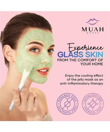 Hydrating Jelly Face Mask for Professional Facials - Nourishing & Soothing Gel Mask for Dry Skin - Minimize Pores & Reduce Wrinkles - 10 Treatments - Buy Online on GoSupps.com