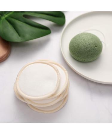 Eco-Friendly Reusable Make-Up Remover Pads | Soft Bamboo Cotton | All Skin Types | Includes Laundry Bag & E-Book - Buy Online on GoSupps.com
