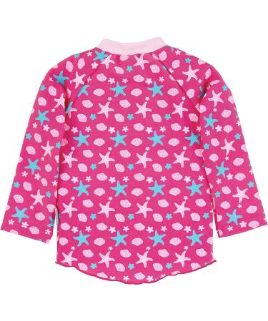 Sterntaler Baby Girl's Long Sleeve Swim Shirt Rash Guard 80 - Magenta | UV Protection Swimwear for Kids - Buy Online on GoSupps.com